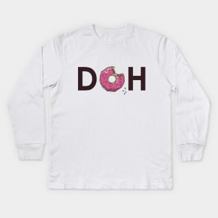 D'oh! Kids Long Sleeve T-Shirt